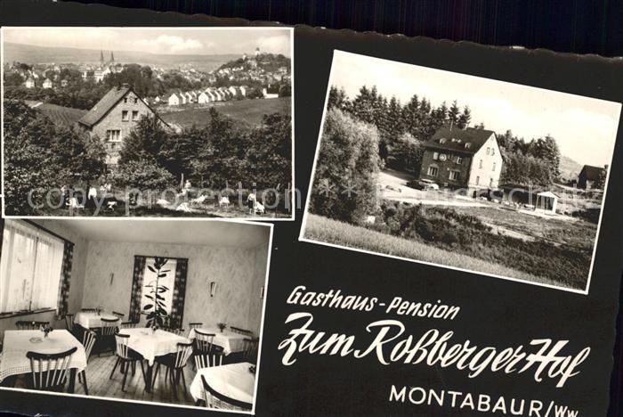 Montabaur Westerwald Gasthaus Pension zum Rossberger Hof
