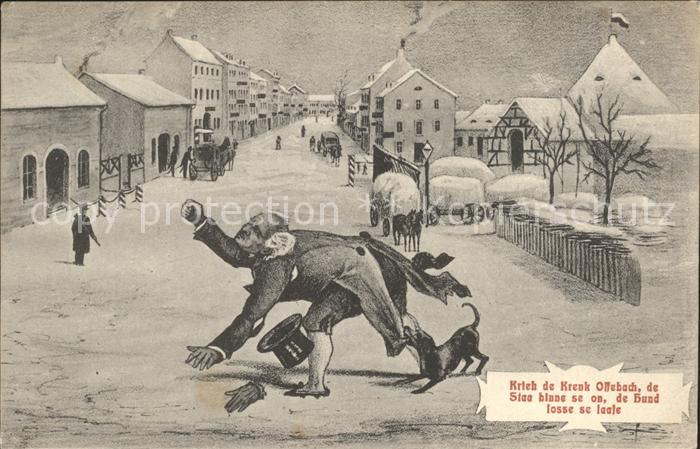 Offenbach Main Strassenpartie Komik