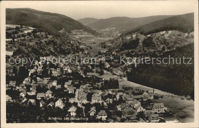 Schoenau Odenwald Fliegeraufnahme