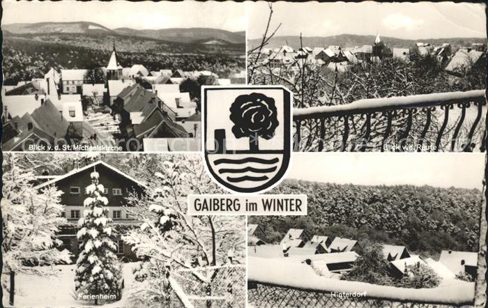 Gaiberg Baden im Winter Ferienheim Hinterdorf
