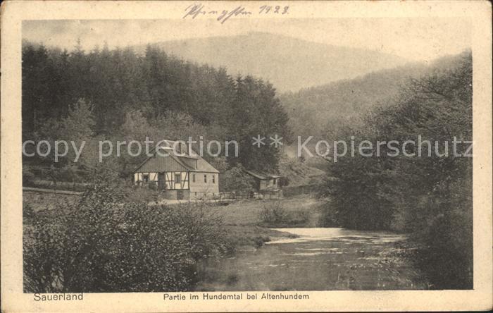 Altenhundem Partie im Hundemtal