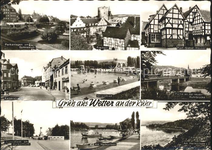 Wetter Ruhr Freiheit Fuenf-Giebel-Haeuser Ruhrbruecke