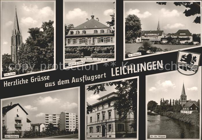 Leichlingen Rheinland Wupperpartie Stadtpark Schloss