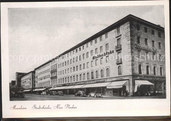 MANNHEIM BW Stadtschaenke Neue Planken