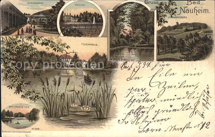 Bad Nauheim Johannisberg Kurbrunnen Teichhaus