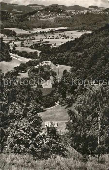 Lindenfels Odenwald Blick durch das Brombacher Tal