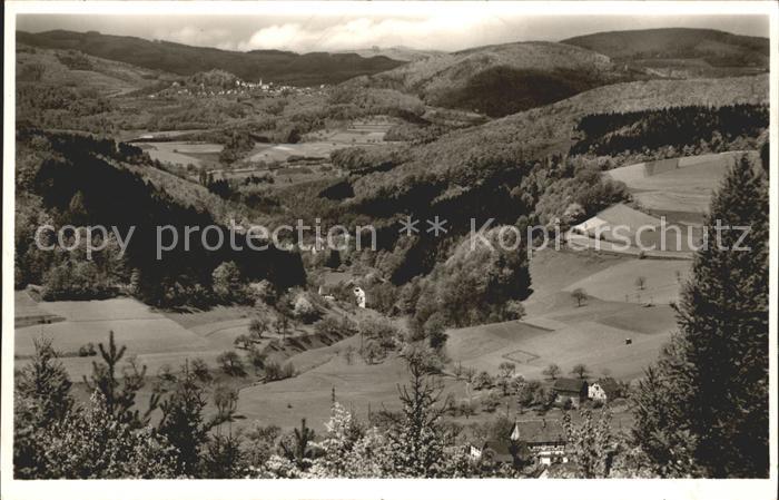 Lindenfels Odenwald Blick von der Walburgiskapelle
