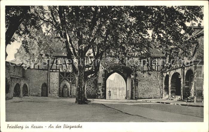 Friedberg Hessen An der Burgwache