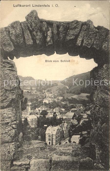 Lindenfels Odenwald Blick von der Burg