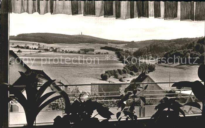 Hunoldstal Cafe Gaststaette Zum Feldbergblick