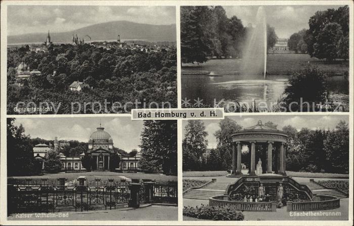Bad Homburg Teich Elisabethenbrunnen Kaiser Wilhelm- Bad