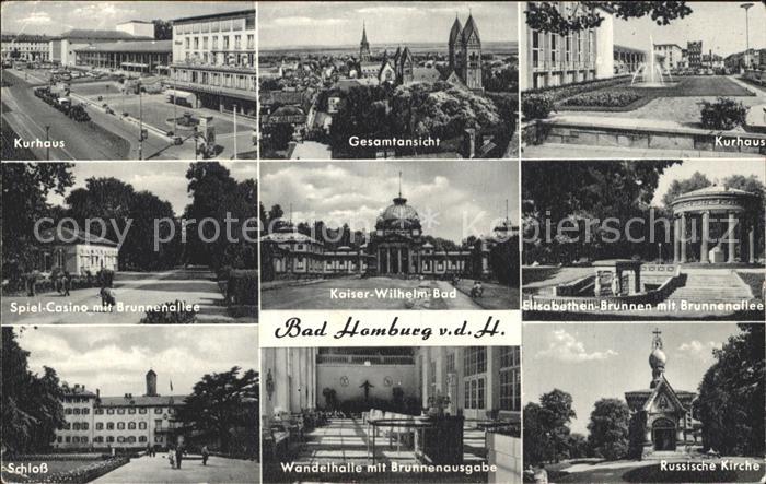 Bad Homburg Schloss Russische Kirche Kurhaus