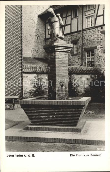 Bensheim Bergstrasse Fraa vun Bensem