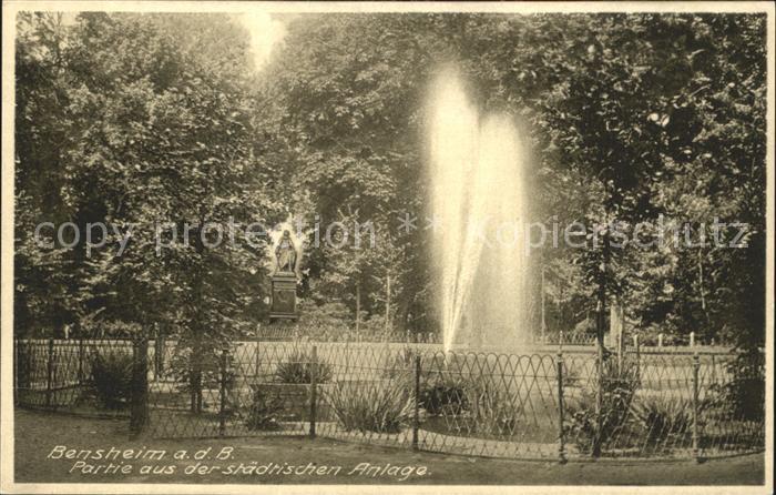 Bensheim Bergstrasse Staedtische Anlage