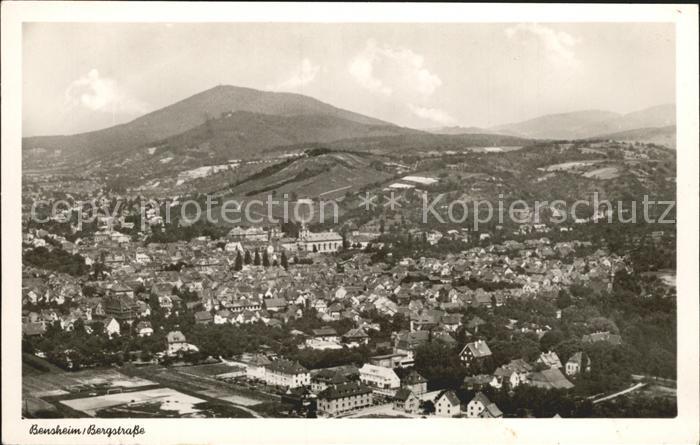 Bensheim Bergstrasse Fliegeraufnahme
