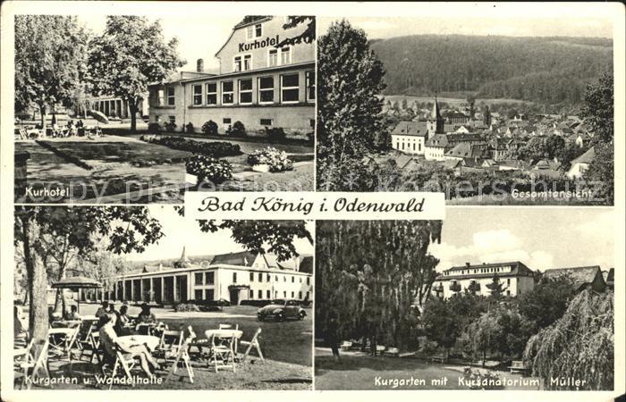 Bad Koenig Kurgarten Wandelhalle Kurhotel