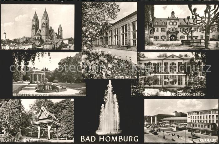 Bad Homburg Schlosshof Siamnesischer Tempel Kurhaus Trinkhalle
