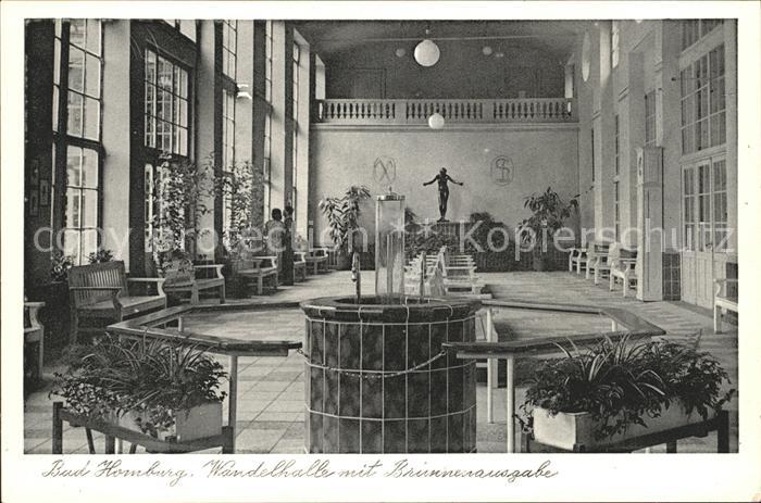 Bad Homburg Wandelhalle mit Brunnenausgabe