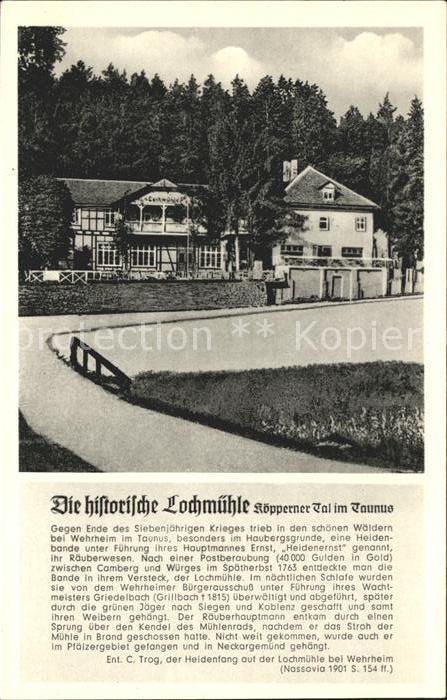 Koeppern Taunus Hotel Pension Zur Historischen Lochmuehle