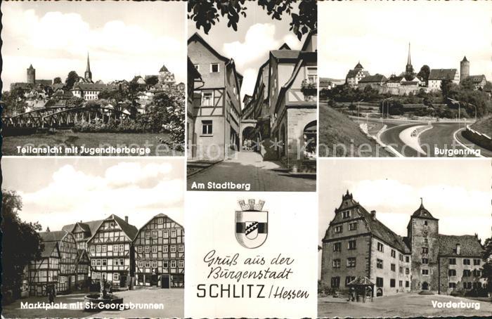 Schlitz Hessen Burgenring Jugendherbergr Vorderburg Am Stadtberg