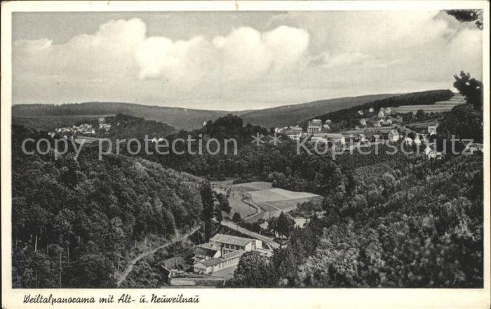 Altweilnau Weiltalpanorama mit Alt- und Neuweilnau