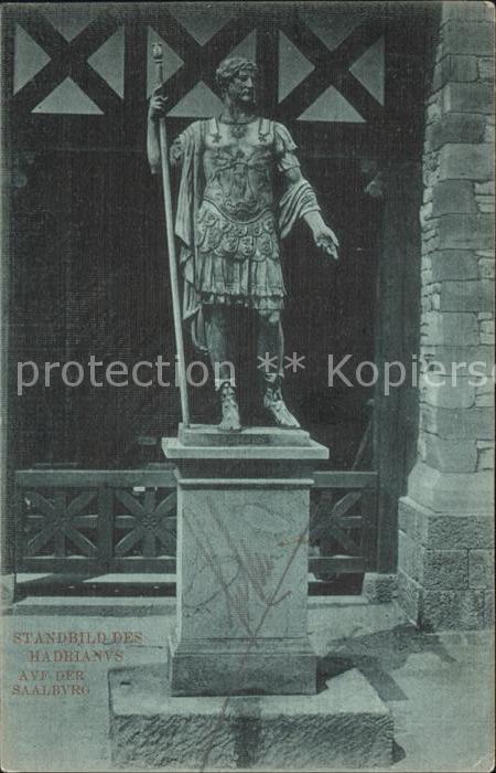 Bad Homburg Standbild des Hadrianus auf der Saalburg