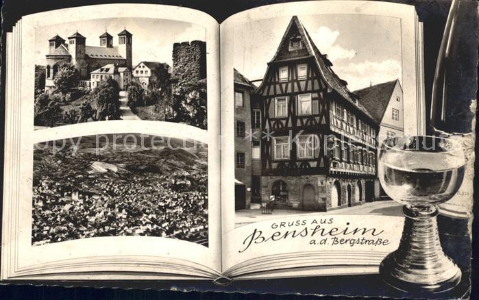 Bensheim Bergstrasse Fliegeraufnahme