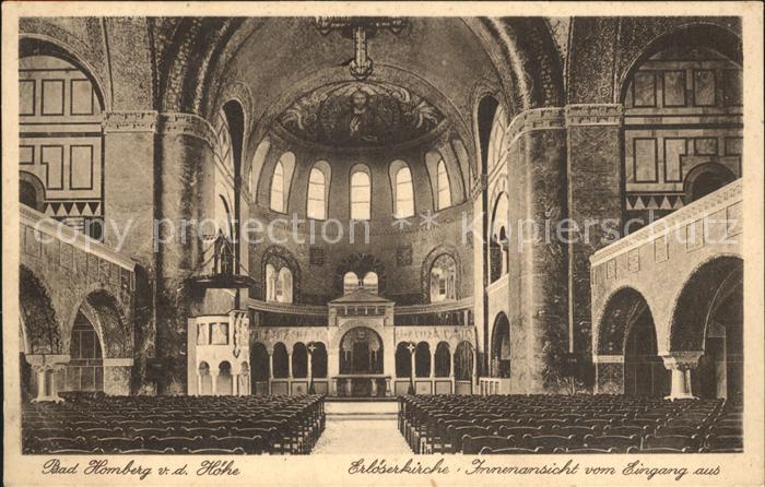 Bad Homburg Erloeserkirche Innenansicht