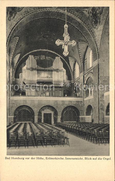 Bad Homburg Erloeserkirche Innenansicht