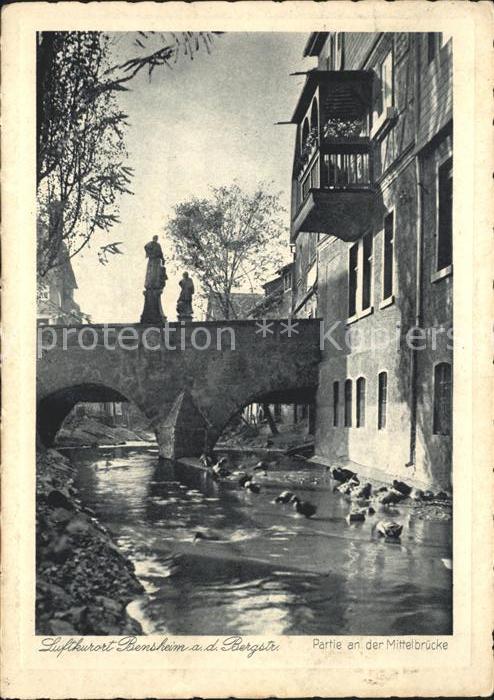 Bensheim Bergstrasse Mittelbruecke