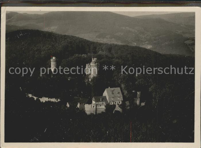 Auerbach Bergstrasse Schloss Fliegeraufnahme