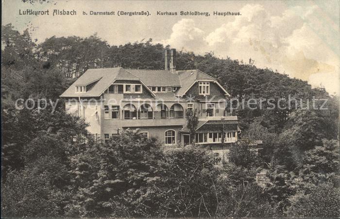 Alsbach Bergstrasse Kurhaus Schlossberg Haupthaus