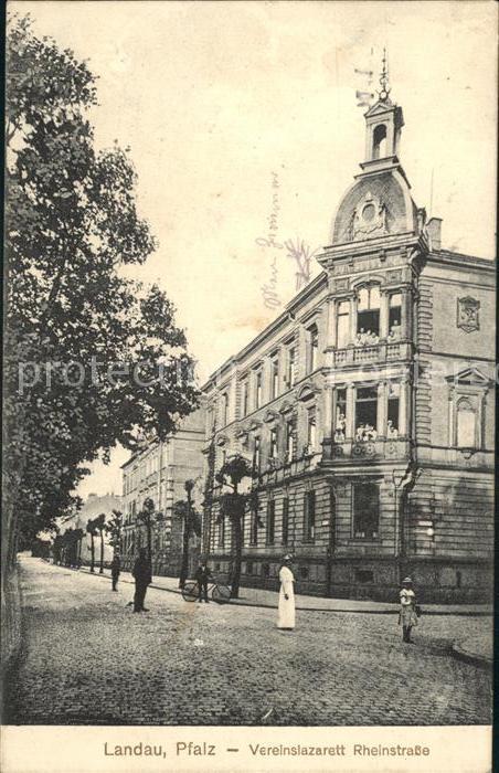 Landau Pfalz Vereinslazarett Rheinstrasse