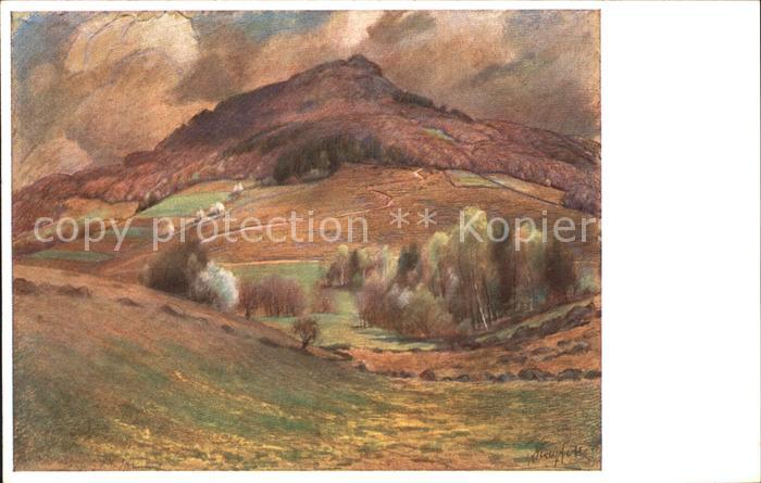 Milseburg Rhoen Kuenstlerkarte