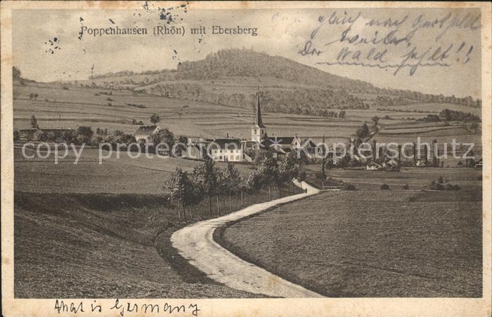 Poppenhausen Wasserkuppe mit Ebersberg