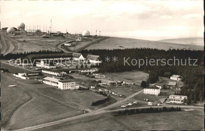 Wasserkuppe Rhoen Fliegeraufnahme