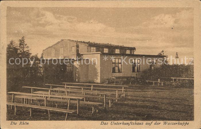 Wasserkuppe Rhoen Unterkunftshaus