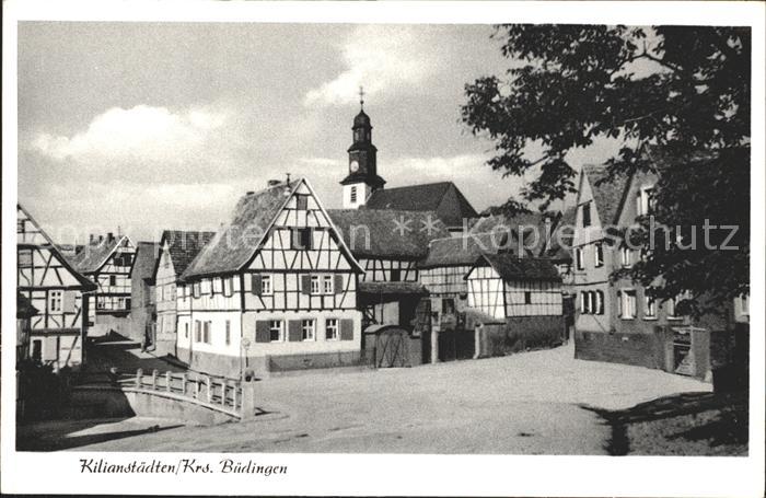 Kilianstaedten Dorfpartie Fachwerkhaeuser Kirche