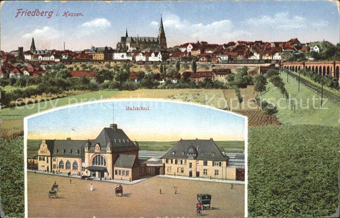 Friedberg Hessen Panorama Bahnhof
