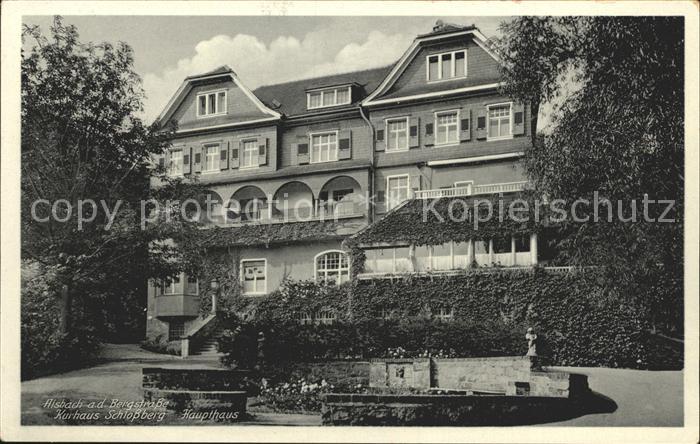 Alsbach Bergstrasse Kurhaus Schlossberg Haupthaus