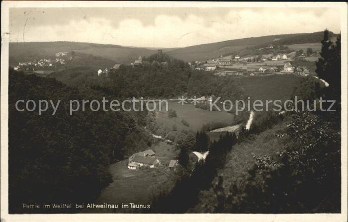 Altweilnau Panorama im Weiltal
