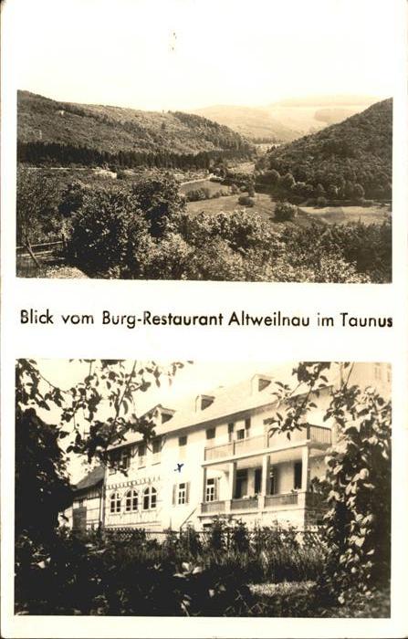 Altweilnau Panorama Burg Restaurant