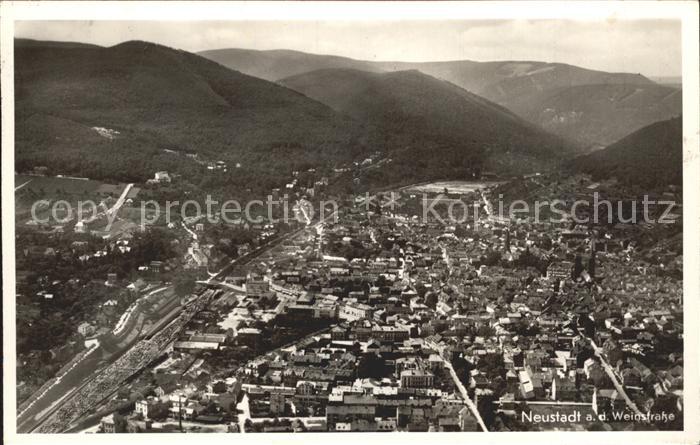 Neustadt Weinstrasse Fliegeraufnahme