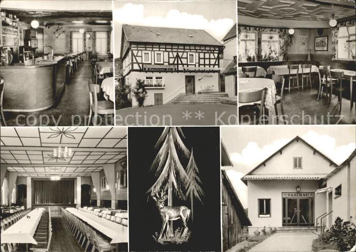 Rod Weil Gasthaus Felsenkeller Theke Gaststube Speisesaal Saalbau