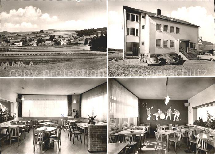 Dirlos Panorama Gast und Pensionshaus Zum Haunetal Gastraeume