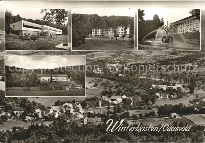 Winterkasten Lindenfels Totalansicht Eleonorenklinik Details