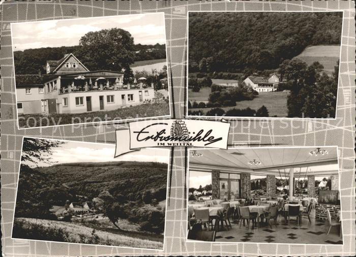 Neuweilnau Erbismuehle Gaststaette Pension Gastraum Terrasse