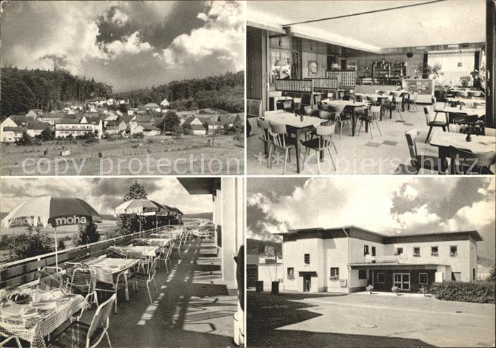 Mauloff Cafe Pension Zum kuehlen Grund Sonnenterrasse Gastraum