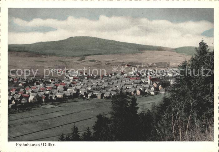 Frohnhausen Dillkreis Panorama