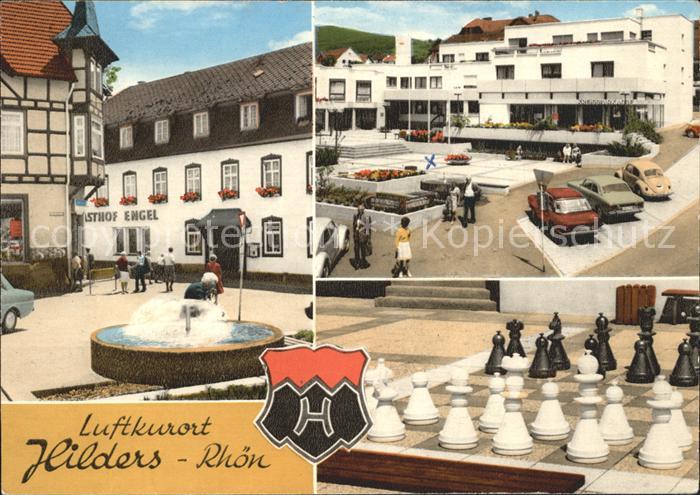 Hilders Rhoen Gasthof Engel Dorfbrunnen Freischach Sparkasse